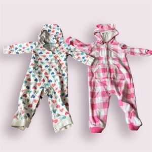 Girl’s 12 months‎ Hooded Onesies Set